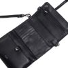 Bags & Accessories Vegan Chic | Suede Tassel Crossbody Wallet By Co-Lab Black