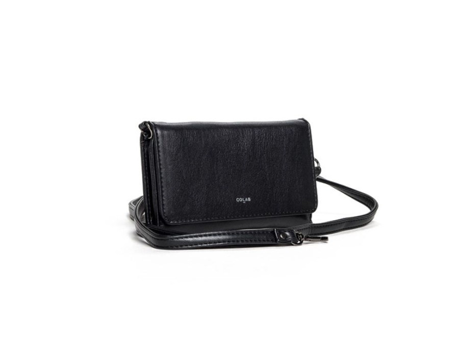 Bags & Accessories Vegan Chic | Suede Tassel Crossbody Wallet By Co-Lab Black