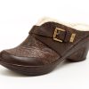 Women'S Shoes Vegan Chic | Sweden Lined Comfort Slide By Jbu Brown