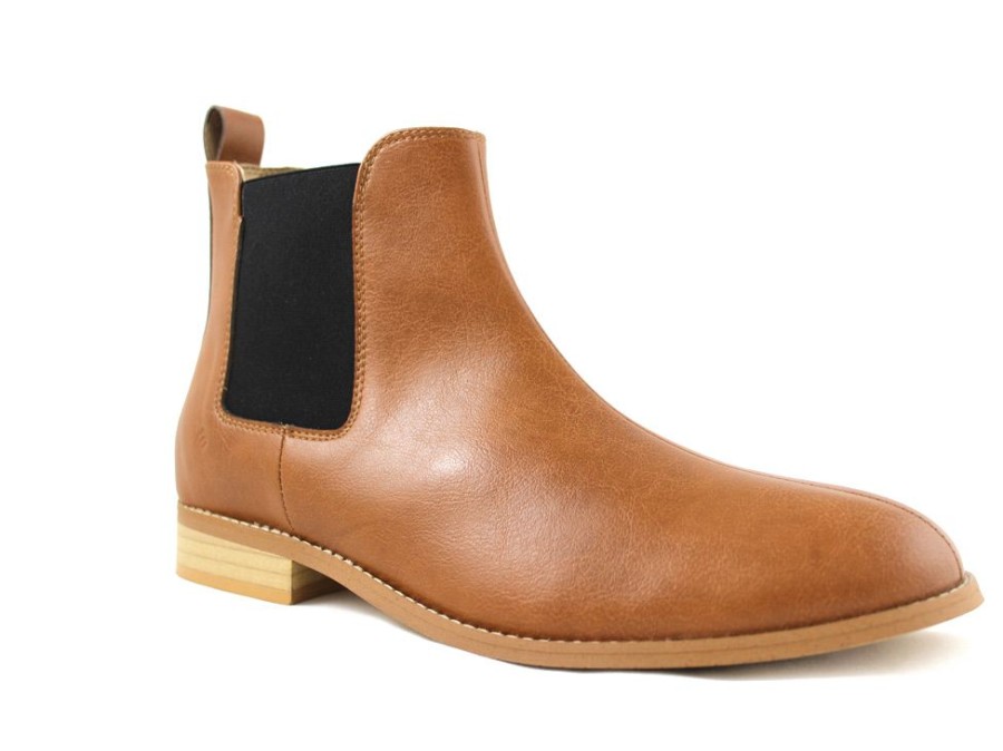 Men'S Shoes Vegan Chic | The Light Chelsea Boot By Fair Tan