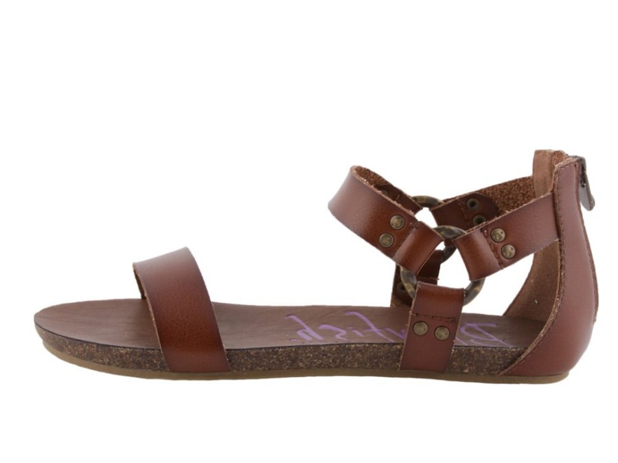 Women'S Shoes Vegan Chic | Grabe Casual Sandal By Blowfish Brown