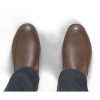 Men'S Shoes Vegan Chic | John Wide Fit Slip-On Shoes By Ahimsa ( Eee ) Cognac