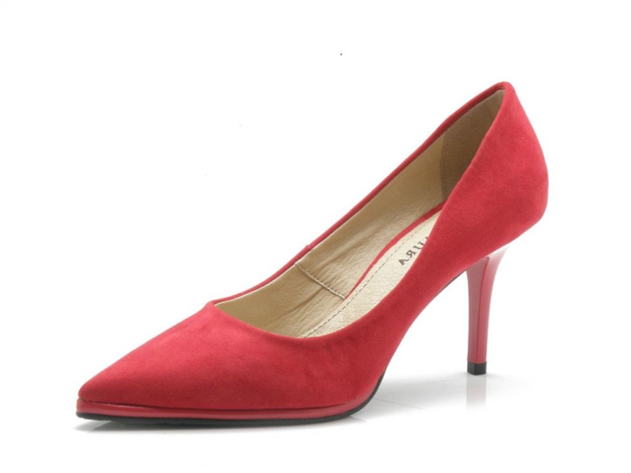 Women'S Shoes Vegan Chic | Nira Pump By Neuaura Red