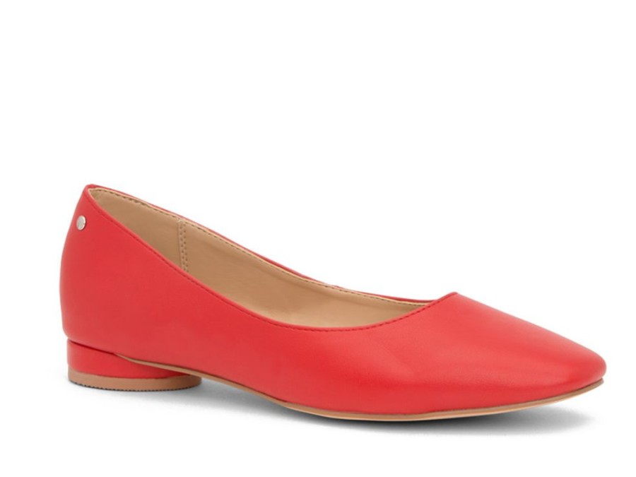 Women'S Shoes Vegan Chic | Willow Flat By Matt And Nat Red