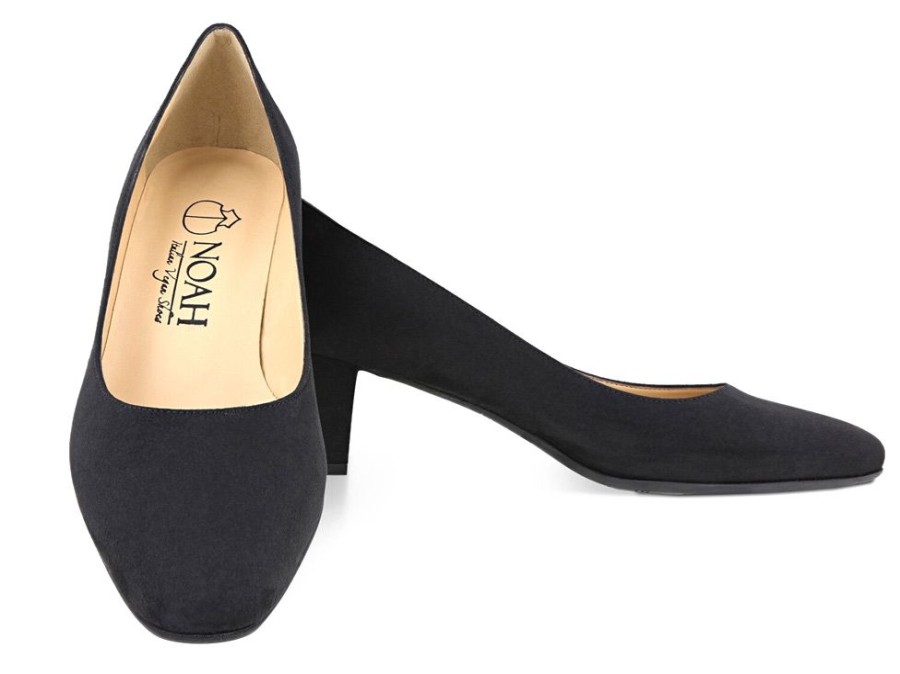 Women'S Shoes Vegan Chic | Viola Low Heel Pump By Noah Black