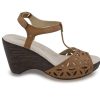 Women'S Shoes Vegan Chic | Oslo Comfort Wedge By J-41 Camel