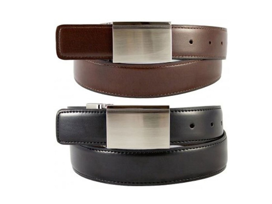 Bags & Accessories Vegan Chic | Alexander Reversible Belt By The Vegan Collection Black/Brown