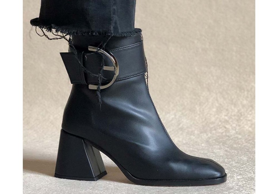 Women'S Shoes Vegan Chic | Genesis Buckle Boots By Mireia Playa