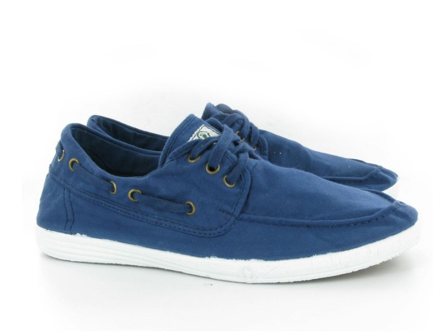 Men'S Shoes Vegan Chic | The Nautico Men'S Sneaker By Natural World Blue