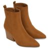 Women'S Shoes Vegan Chic | Ming Faux Suede Ankle Boot By Matt & Nat Chili