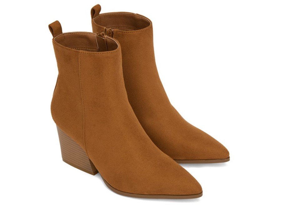 Women'S Shoes Vegan Chic | Ming Faux Suede Ankle Boot By Matt & Nat Chili