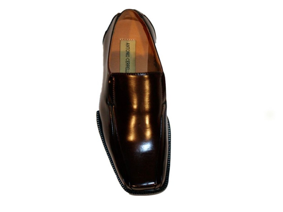 Men'S Shoes Vegan Chic | Classic Men'S Slip-On Shoe Brown