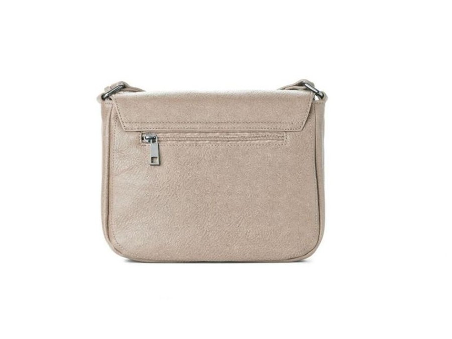 Bags & Accessories Vegan Chic | Zipper Flap Crossbody Bag By Jeane & Jax Taupe