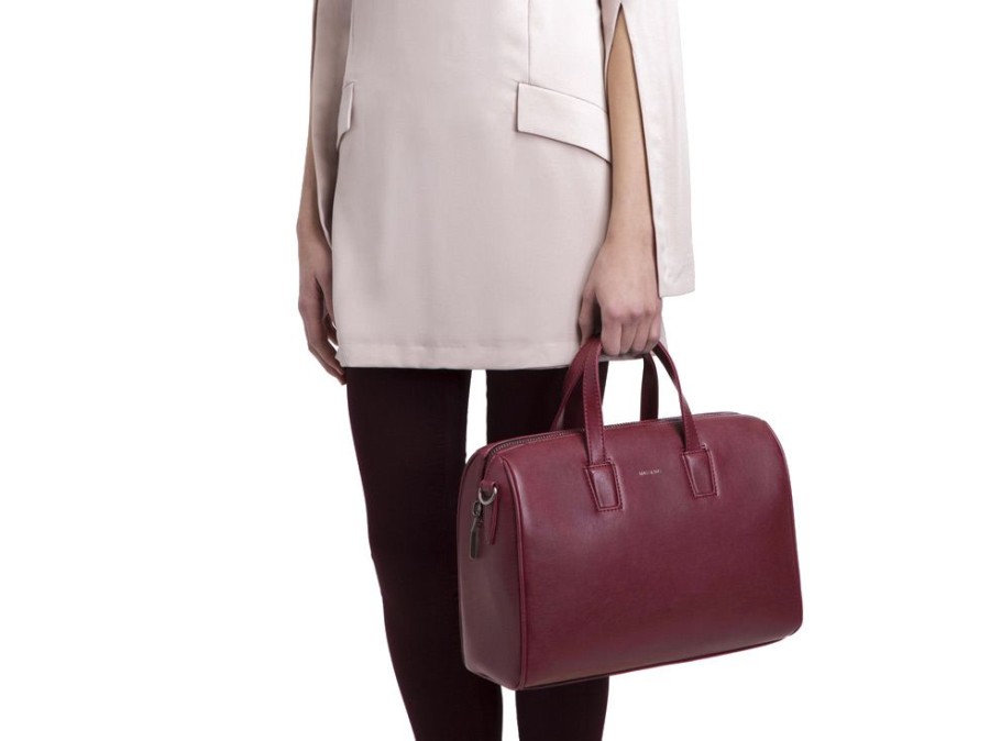 Bags & Accessories Vegan Chic | Mitsuko Vintage Doctor Bag By Matt And Nat Burgundy